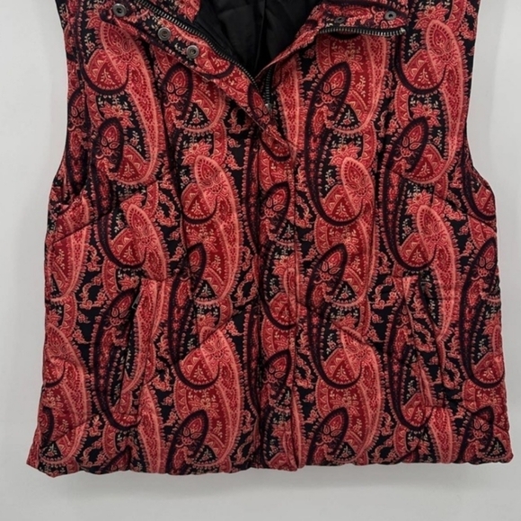 🆕 Free People Women’s Flora Paisley Puffer Vest Oversized Quilted Size Xs - Picture 3 of 7